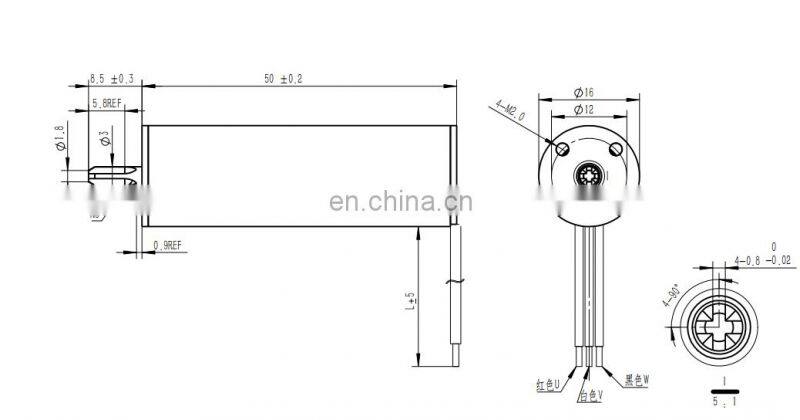 bldc coreless mini motor 12v low noise for household appliance brushless motor 1650ZWW