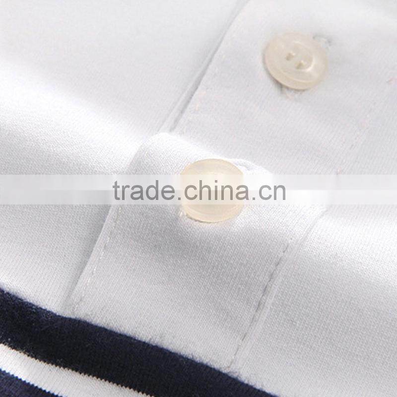 OEM 2015 Hot sale High Quality Stripe Print Polo Shirt for Men