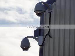 Wall Mount Project Bracket Extruded Aluminum CCTV Housing Bracket