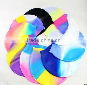 2013 Eco-friendly red shark cartoon silicone swim cap