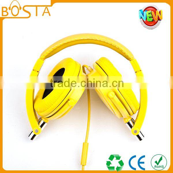 Deep bass professional colorful headphones with CE FCC ROHS REACH KC and RMC