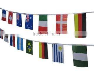 decorative flags on string