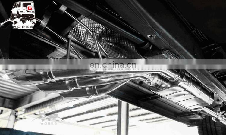 W464 exhaust system for G-class W463A G500 G63 2018-2020y original exhaust system with 6 end pipes and valve control