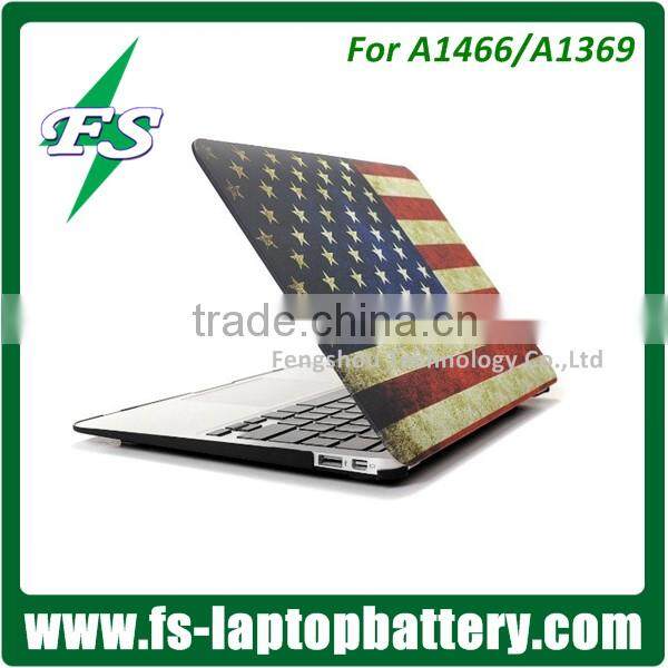 USA/American Flag vintage hard shell case for Macbook air/pro 13" rubberized cover case for Macbook Air/Pro 11" 13" 15"
