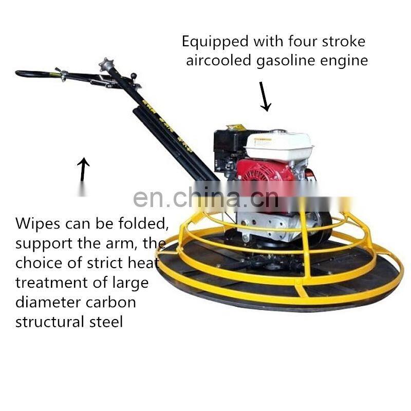 Walk behind concrete finishing tool helicopter power trowel