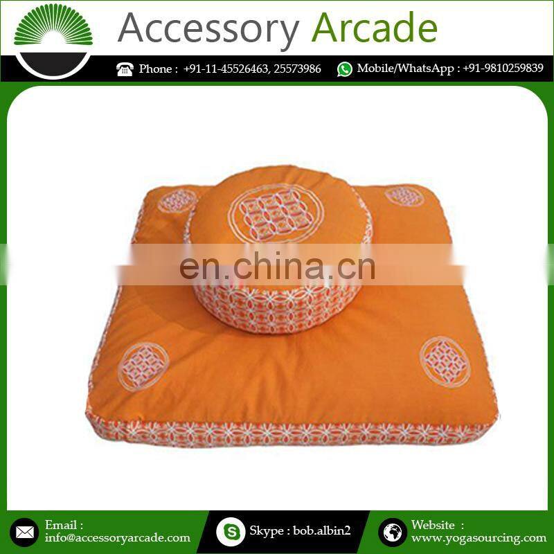 Top Quality Meditation Solid Color Yoga Cushion Meditation Set Buy at Lowest Price