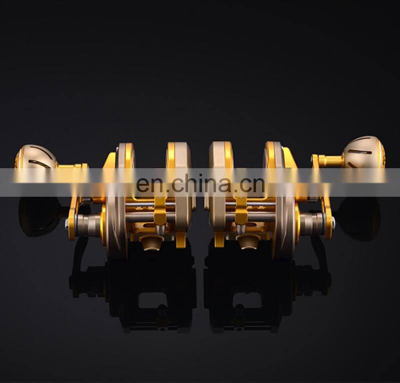 13+2 Stainless Steel Bearings 30kg Big Drag Drum Full Metal Fancy Jigging Trolling Boat fishing jig reels