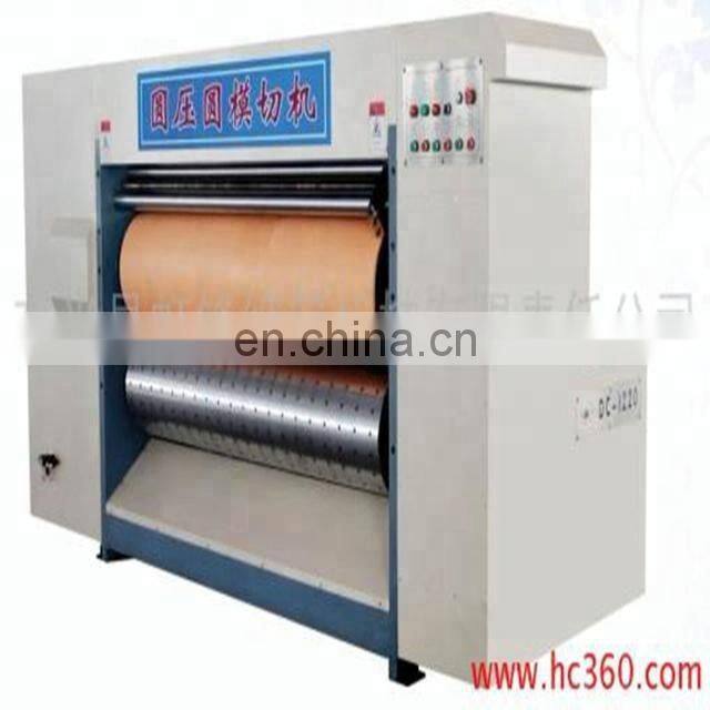 semiautomatic Rotary Die Cutter For Corrugated Cardboard Box