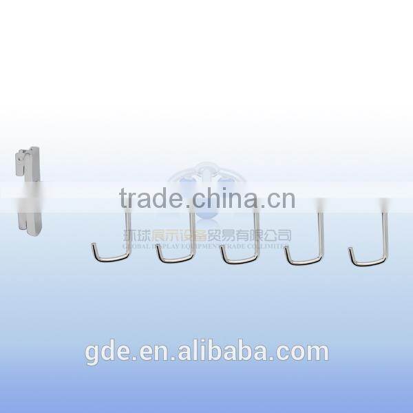 Slotted channel display hook