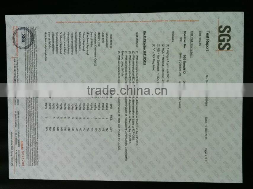 high quality pvc gypsum ceiling board /hot size 1.22m*2.44m/biggest manufacturer in Shanghai