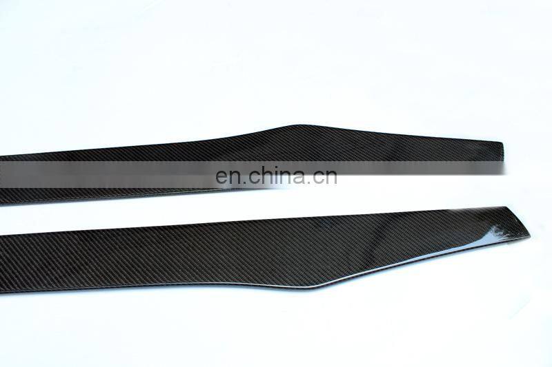215CM carbon fiber side skirts extension for BMW 3 4 5 6 series F30 F32 F33 F10 F12 F13 universal side skirts