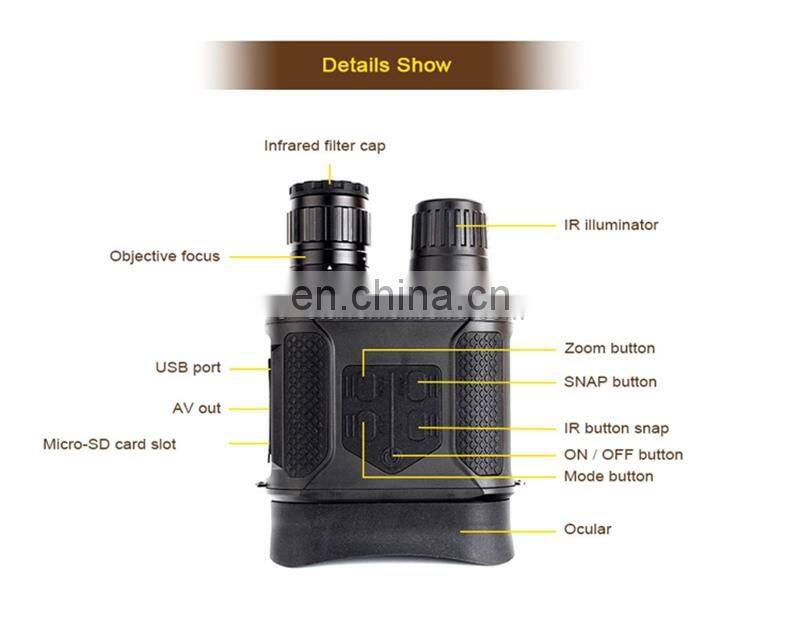 Long-range Tactical Military Digital Infrared scope Binoculars with night Vision for hunting
