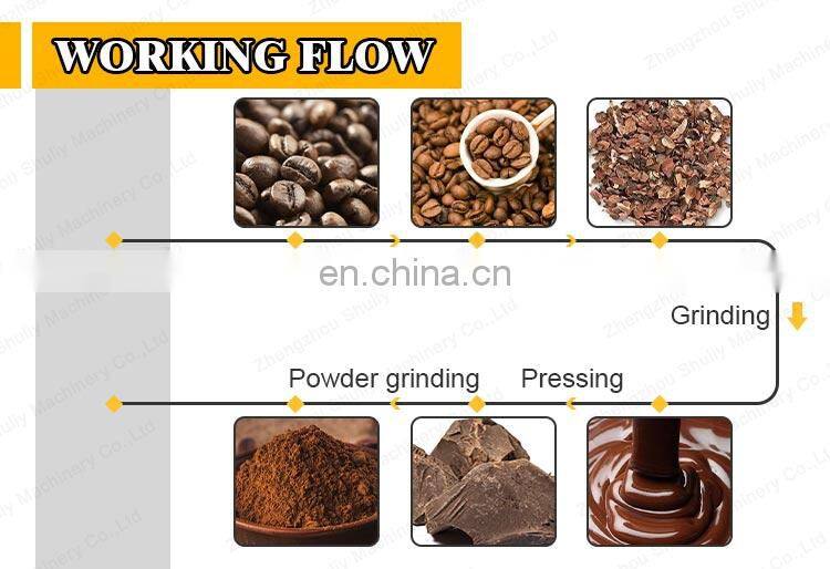 Industrial Cocoa Bean Peeling Machine Cocoa Powder Making Machine