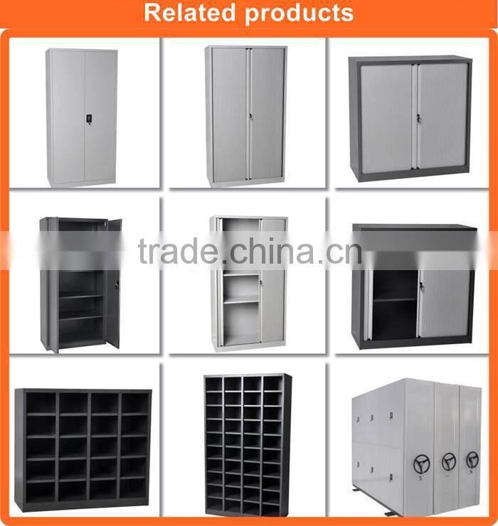 Modern Office KD Swing Two Double Doors Metal File Storage Steel Cupboard with Four Shelves