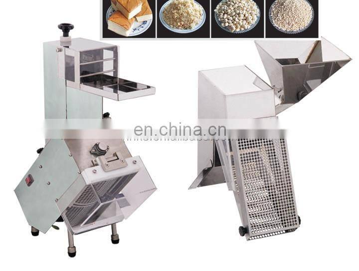 new design stainless steel bread crumb machine,bread crusher