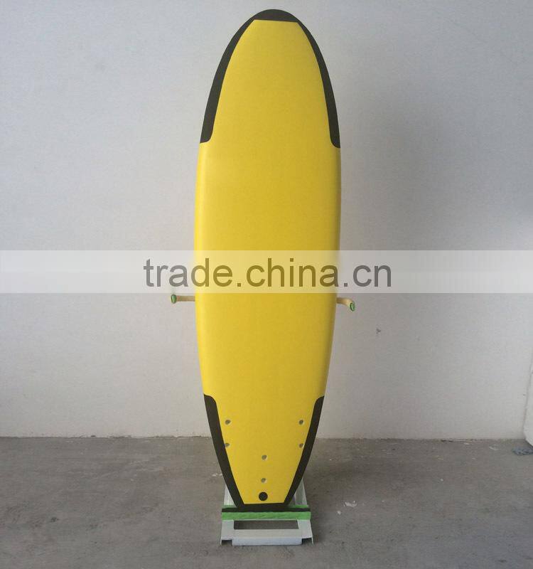 Colorful EVA top soft board thruster fin soft board