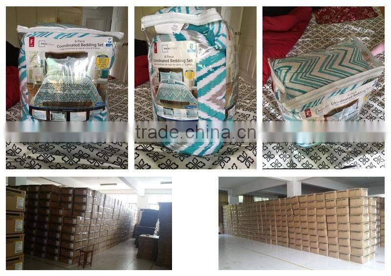 pass wal-mar factory audit microfiber fabric adult comforter bedroom bedding sets