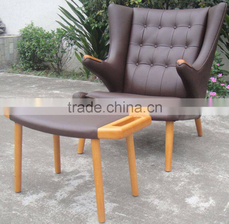 classic Upholstered chaise PAPA bear chair