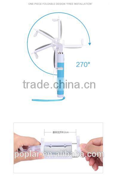Poplar New products 2016 Selfie Stick Night Shot Self Artifact Selfie Stick Camera Monopod For xiaomi Yi