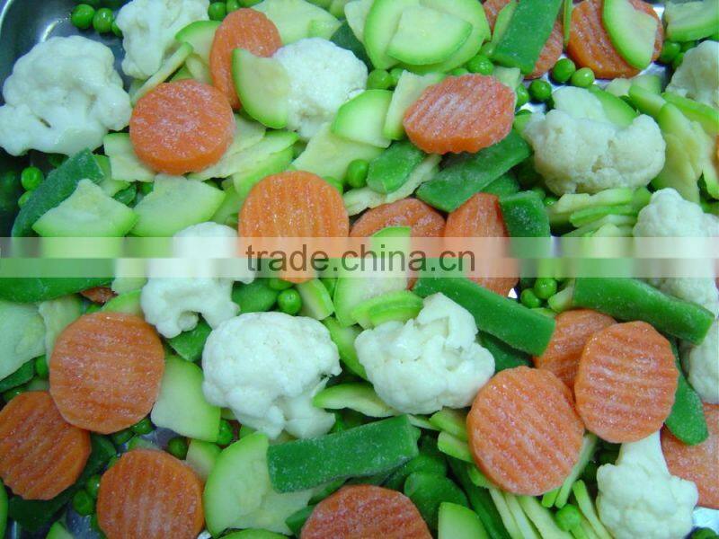 Frozen IQF Mixed Vegetables, 4 Mixed way