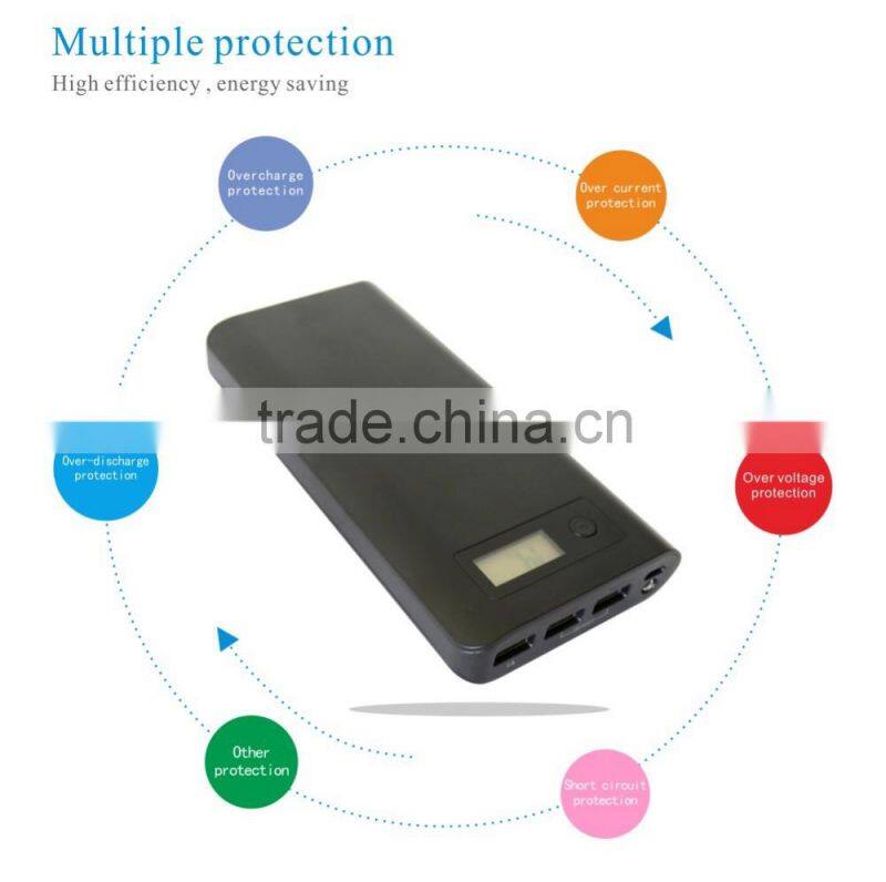 3 USB output high capacity 20000mah mobile power bank