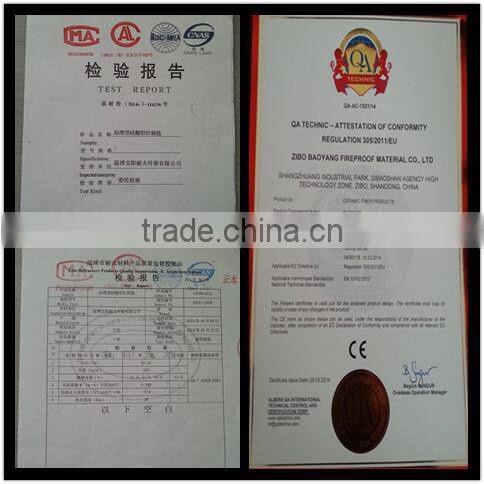 Heat insulation ceramic fiber blanket for installation