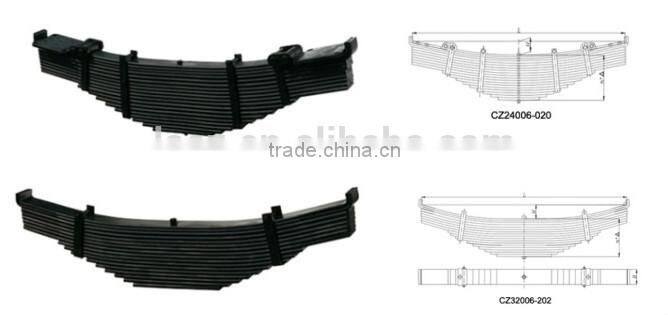 customized heavy duty truck good quality steel leaf spring