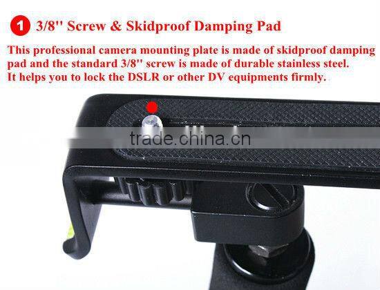 ET-DS02 Studio Steadicam Stabilizer for DSLR and Video Cameras, or Camcorder Steadicam video enhancer stabilizer