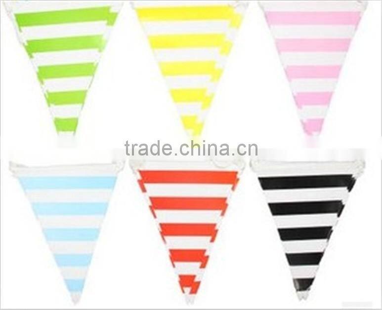 Chevron Paper Flag,birthday party flag,children's day party banner all for Kids
