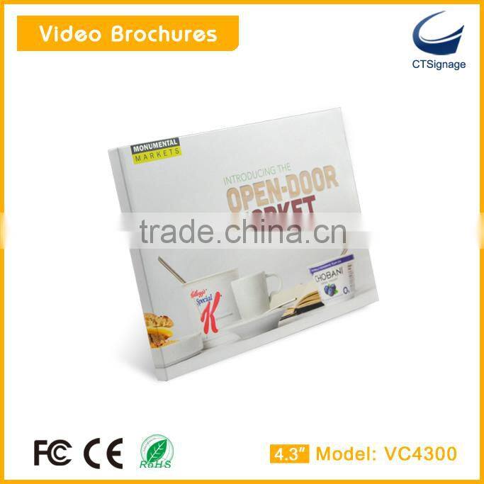 4.3" video brochure