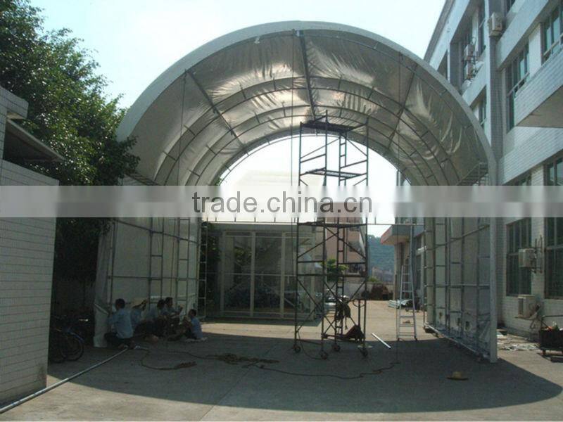 Movable canopy tent