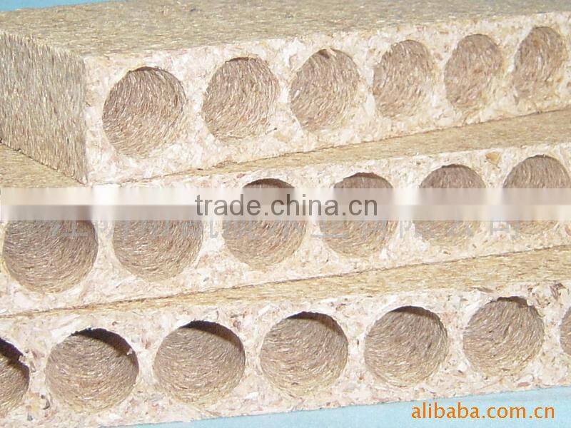 Tubular particle board for door