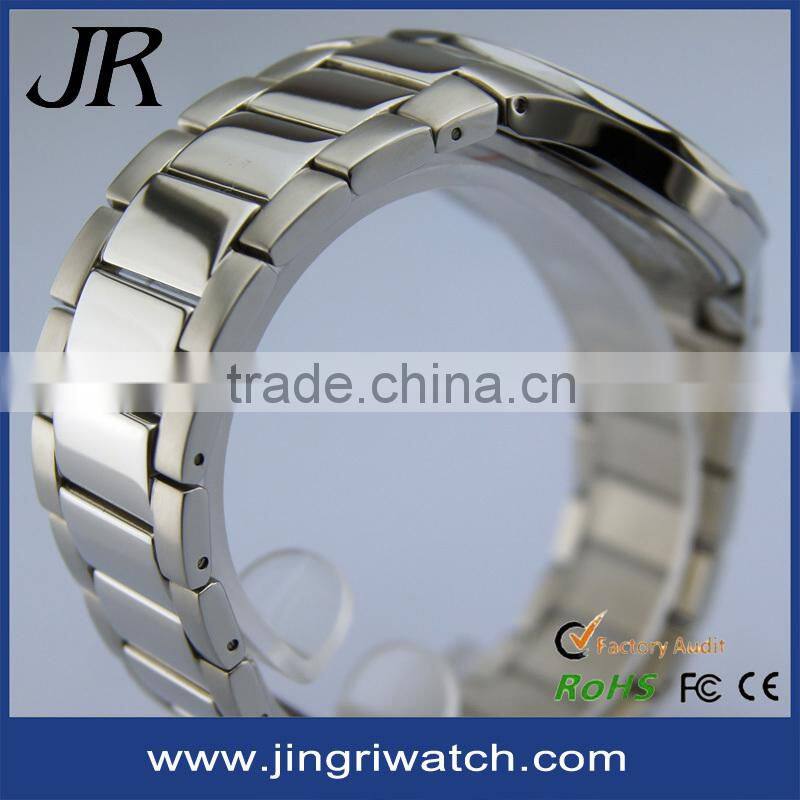 Japan quartz movt wholesale stainless steel back water resistant oem brand watch