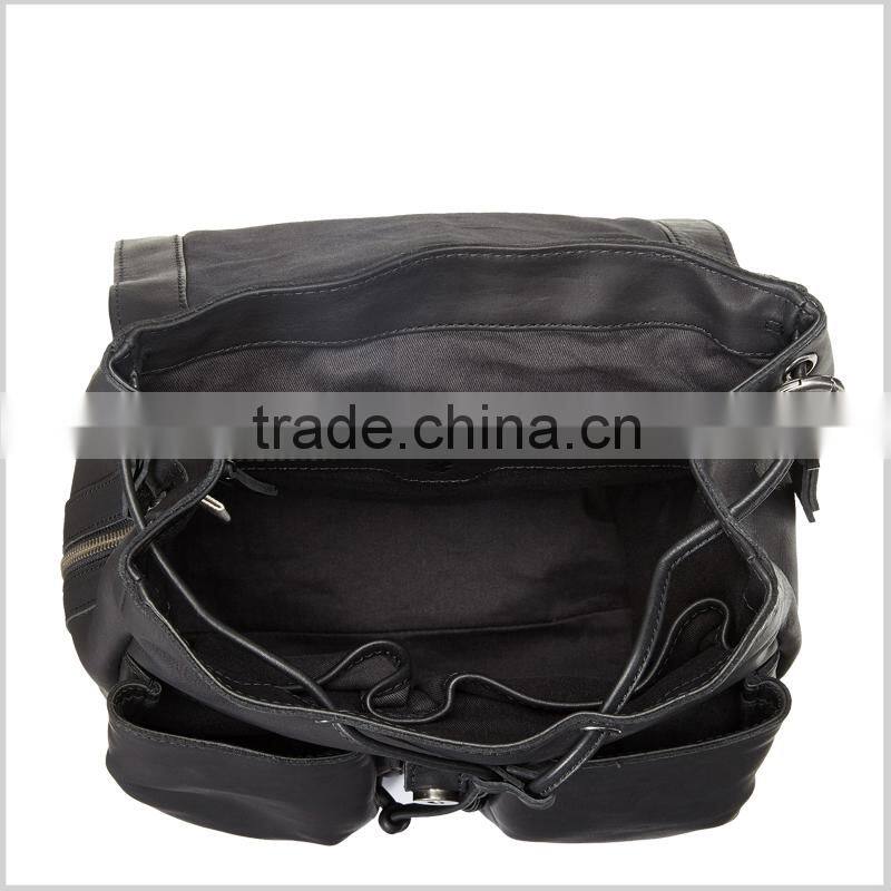 high quality backpack female/wholesale leather backpack/fashion girls backpack
