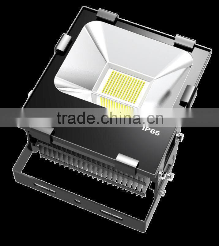 high brigtest!!outdoor lighting Bridgelux led flood light 100w built-in battery