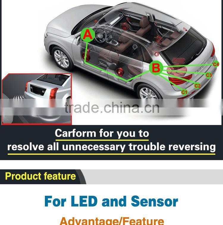 Cheap pirce car reverse backup car parking sensor with led display for sale