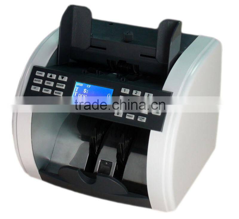 (hot ! ) mix value counting machine/currency counter/money detector with UV MG IR fake note detection for Guinean Franc(GNF)