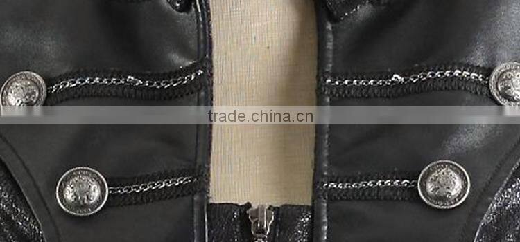 Y-366 Fashion Punk Rave New Women Long Coat Model