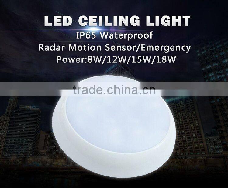Waterproof led ceiling light IP54
