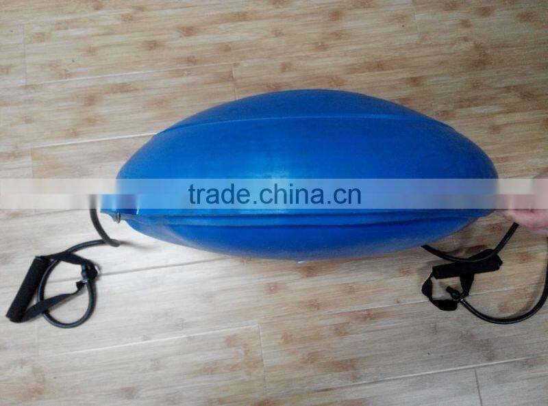 55cm Half Balance Gym equipment ball With Strap