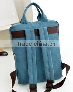 new design canvas laptop backpack for girls