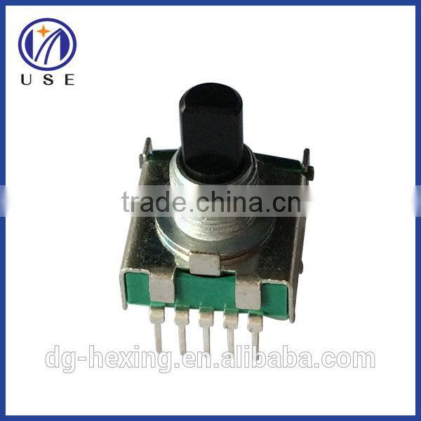 D shape plastic shaft rotary 4 position switch