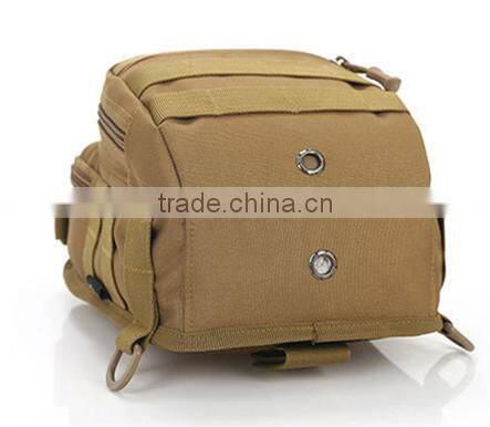 Outdoor tactical camo men shoulder waist bag