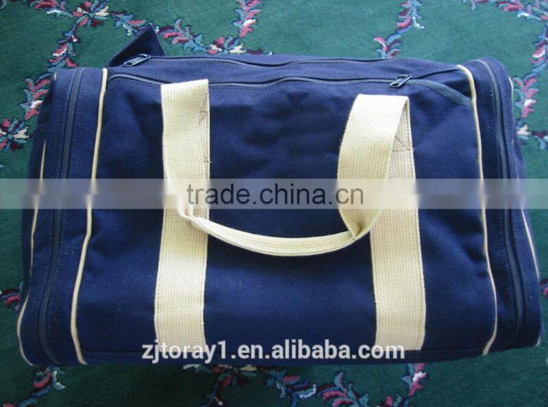 Blue Canvas Duffle Bag Trave Laundry Bag Trave Bag Cover