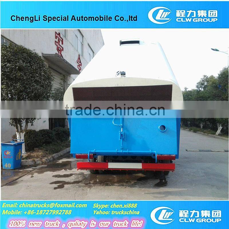 Famous dongfeng price of road sweeper truck