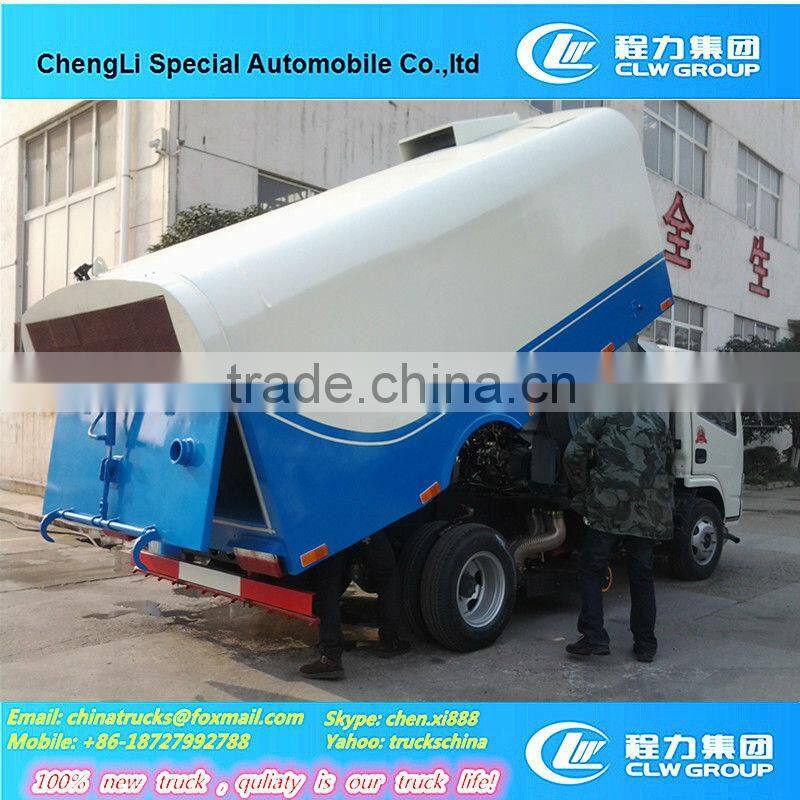 Famous dongfeng price of road sweeper truck
