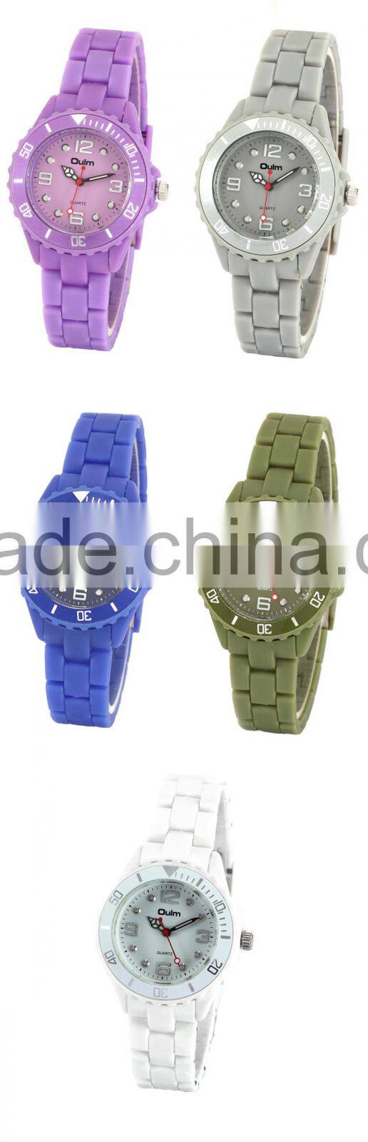 2015 oulm cheap plastic watch, plastic kids digital watches, colorful plastic watch wholesales