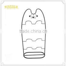 3 layers room corner metal shoes rack for home deco