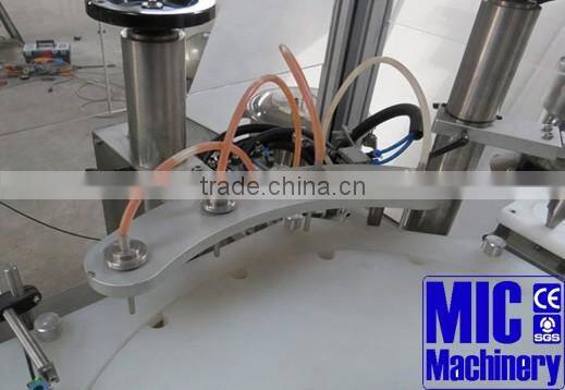 Micmachinery easy control liquid filling machine 30ml Oral liquid filling machine Vial filling plugging capping machine
