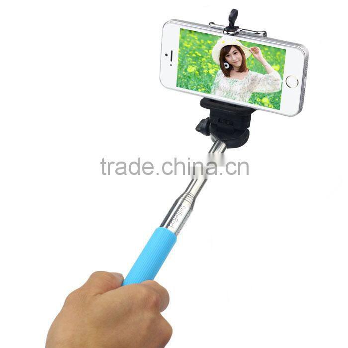 2014 Best selling selfie stick with remote , selfie stick monopod for phone